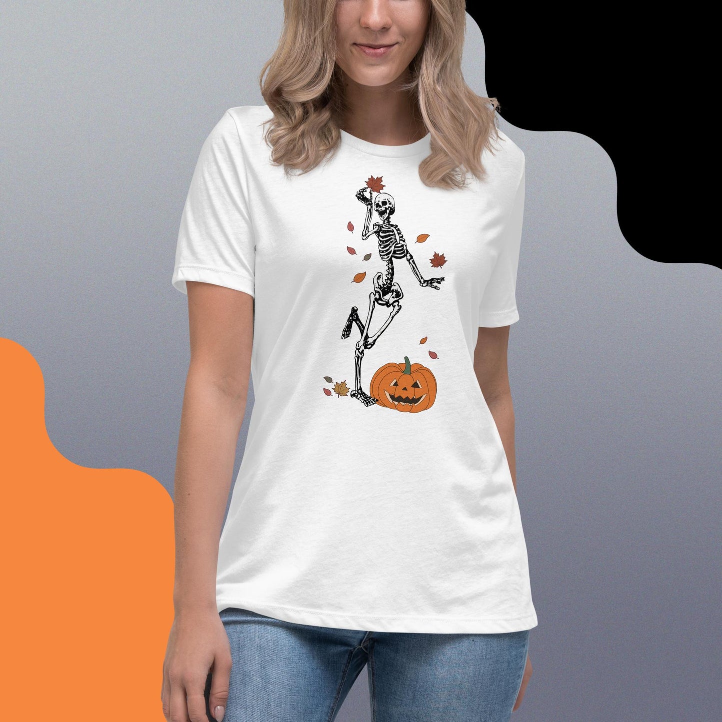 Women's Relaxed T-Shirt - PUMPKIN PARTY