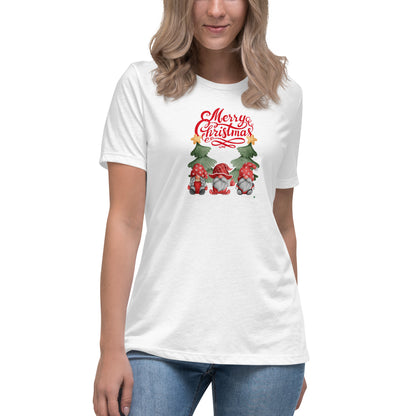 Women's Relaxed T-Shirt - MERRY GNOMES