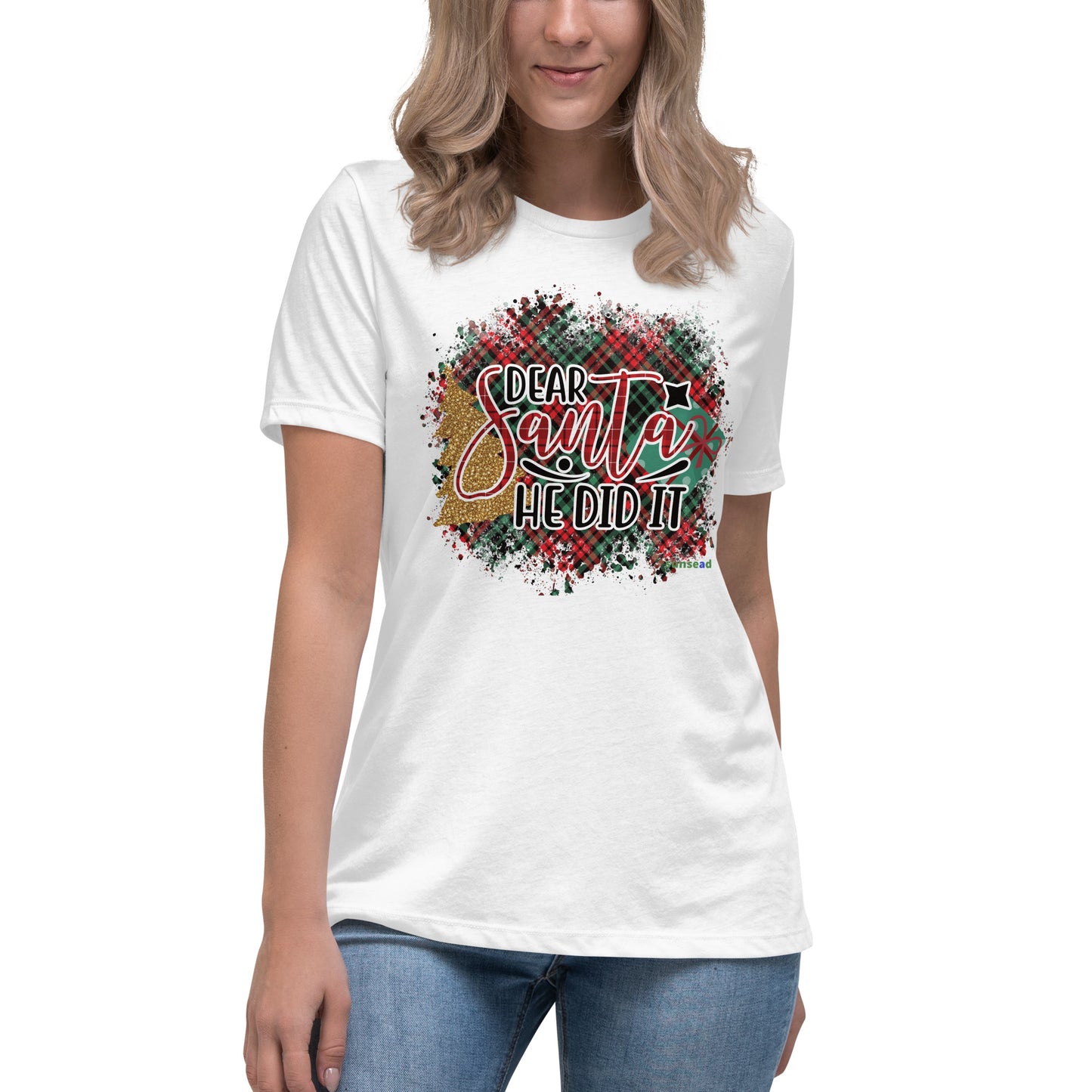 Women's Relaxed T-Shirt - He Did IT