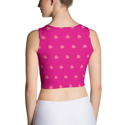 Crop Top - XO Heart of Hearts