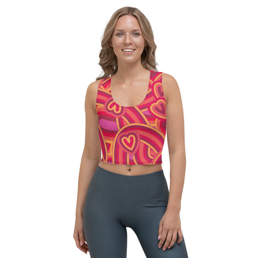 Crop Top - Be Mine Valentine