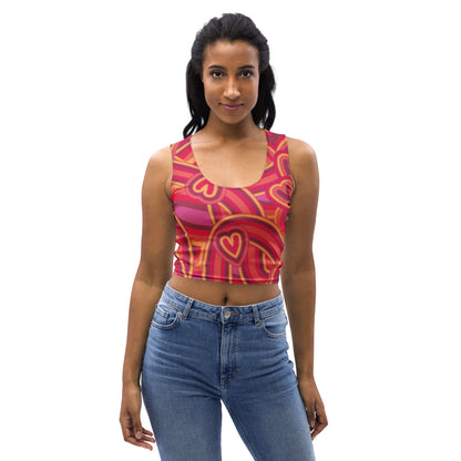 Crop Top - Be Mine Valentine