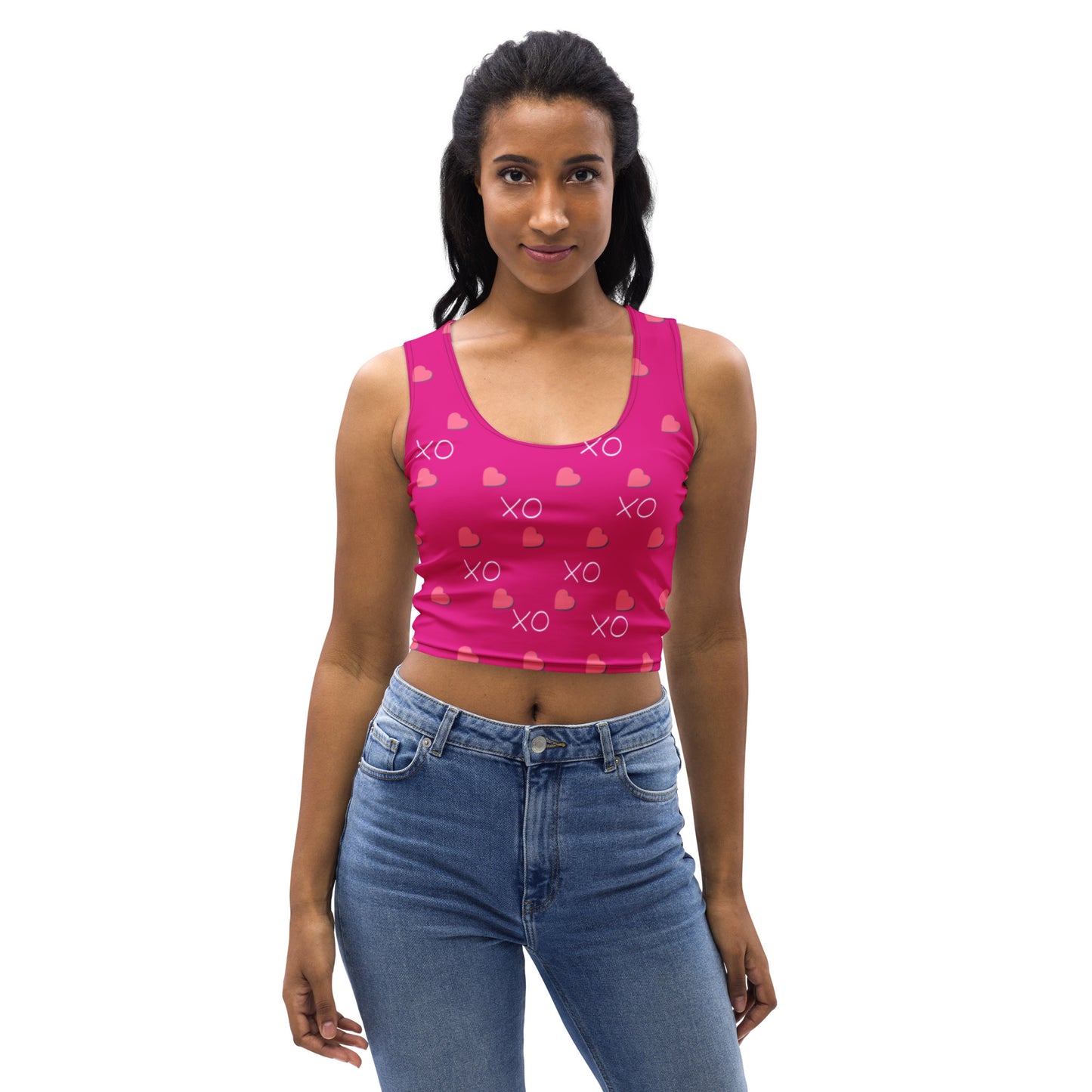 Crop Top - XO Heart of Hearts