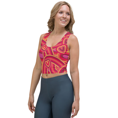 Crop Top - Be Mine Valentine