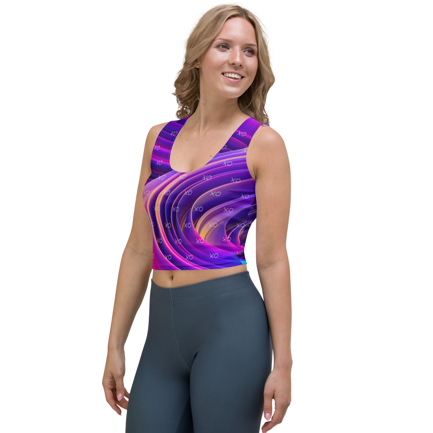 Crop Top - XO Swirl