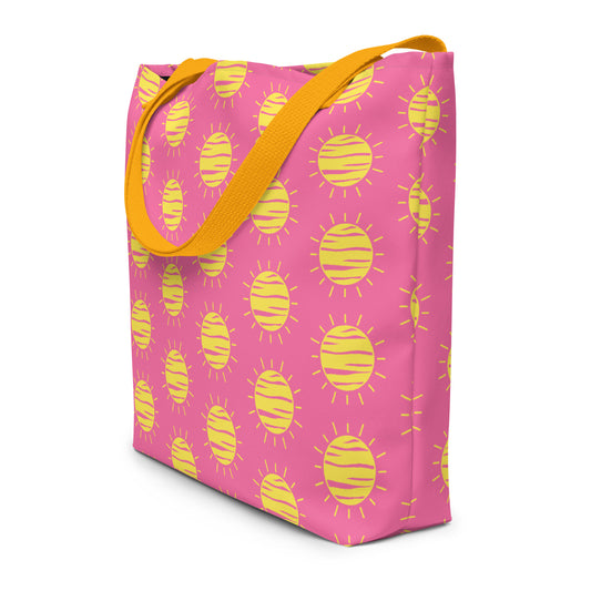 Large Tote Bag - Beach Sun