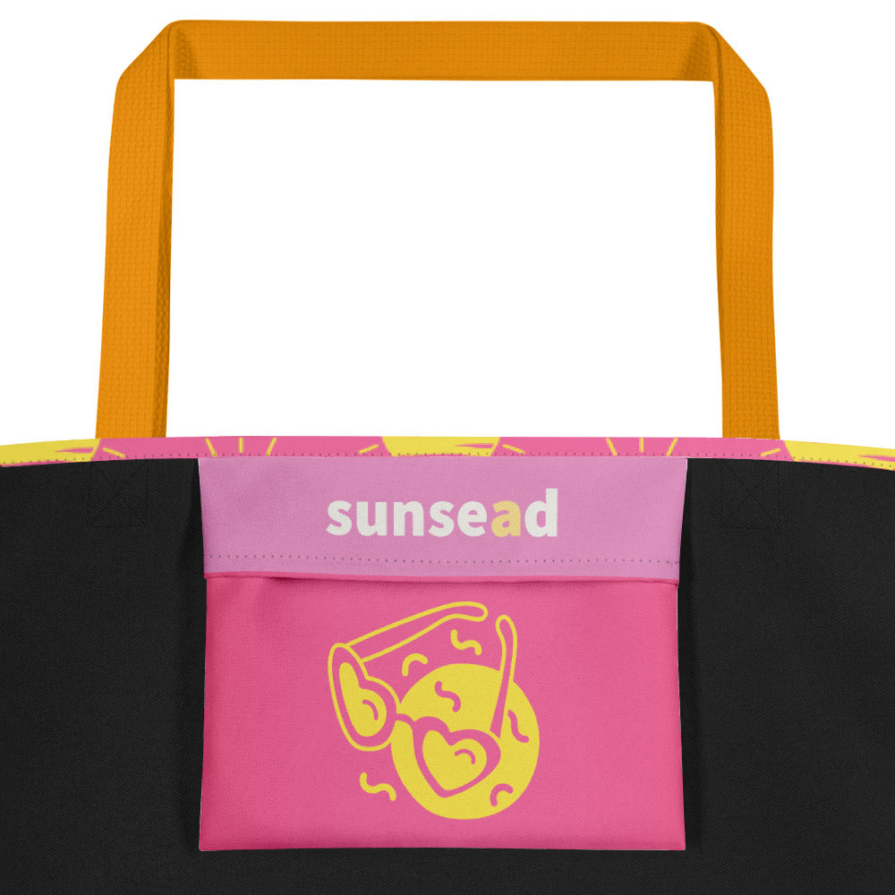 Large Tote Bag - Beach Sun