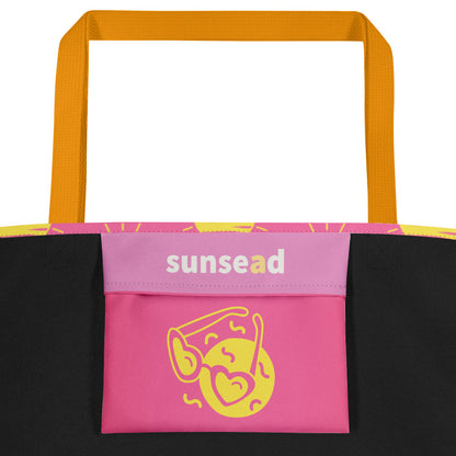 Large Tote Bag - Beach Sun