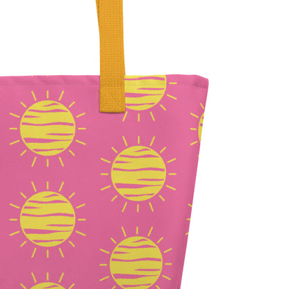Large Tote Bag - Beach Sun