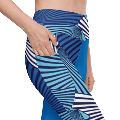 Leggings with pockets - Blue Fandango
