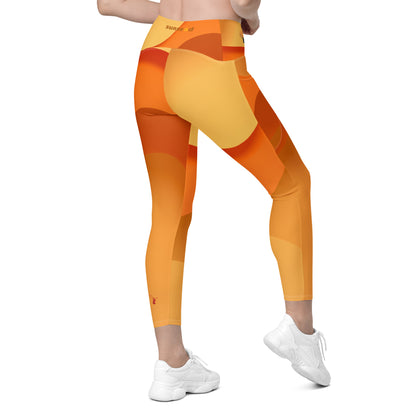 Leggings with pockets - Hummingbird