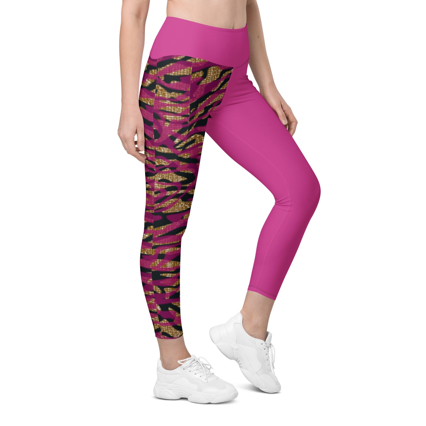 Leggings with pockets - Mauve Magic