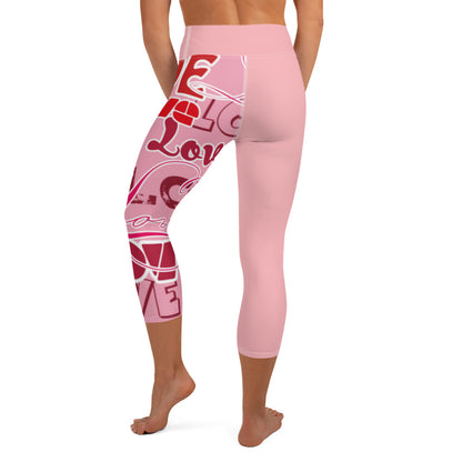 Yoga Capri Leggings Love