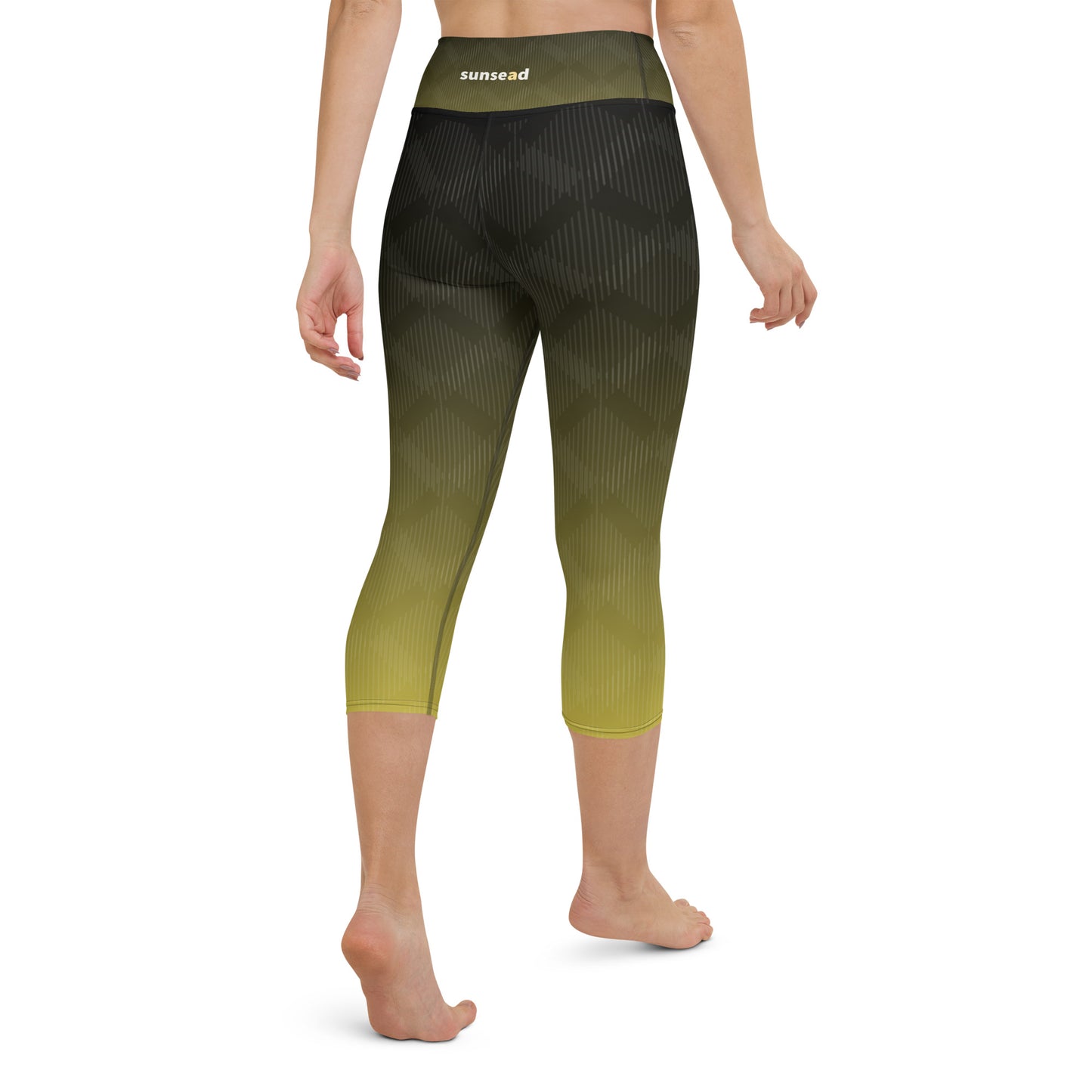 Yoga Capri Leggings - Sunset