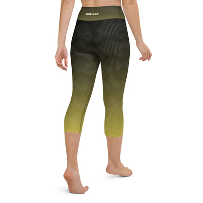 Yoga Capri Leggings - Sunset