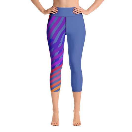 Yoga Capri Leggings - Prism