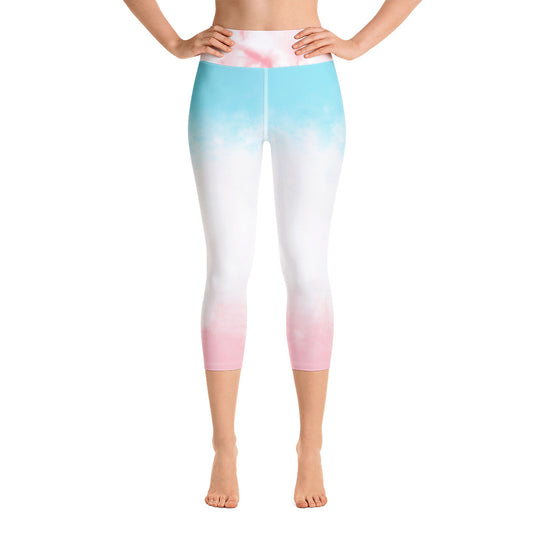Yoga Capri Leggings - CottonCandy