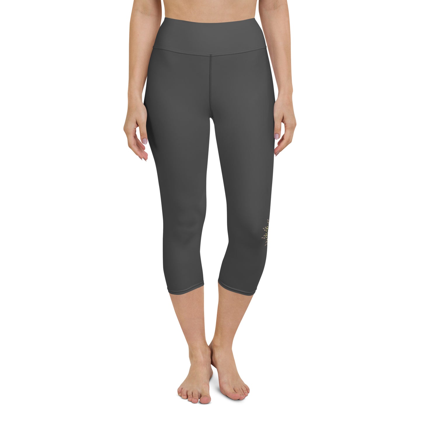 Yoga Capri Leggings -Sunshine