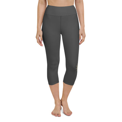 Yoga Capri Leggings -Sunshine