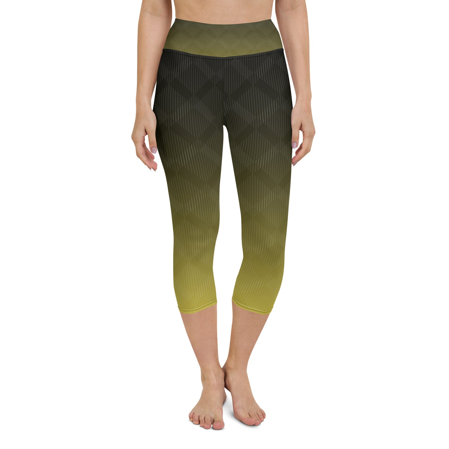 Yoga Capri Leggings - Sunset