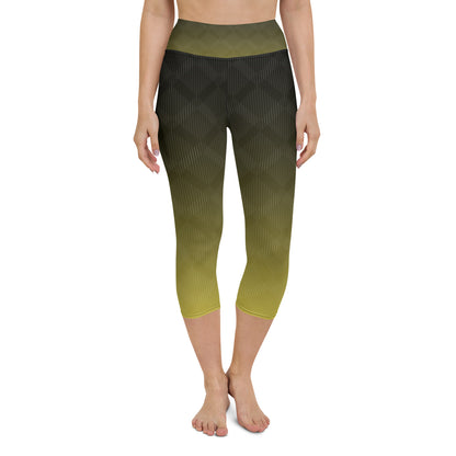 Yoga Capri Leggings - Sunset
