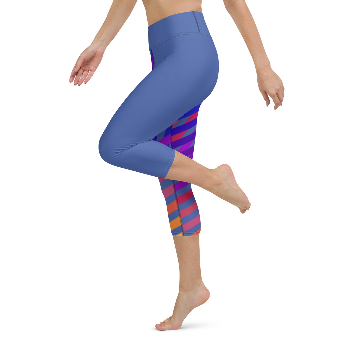 Yoga Capri Leggings - Prism