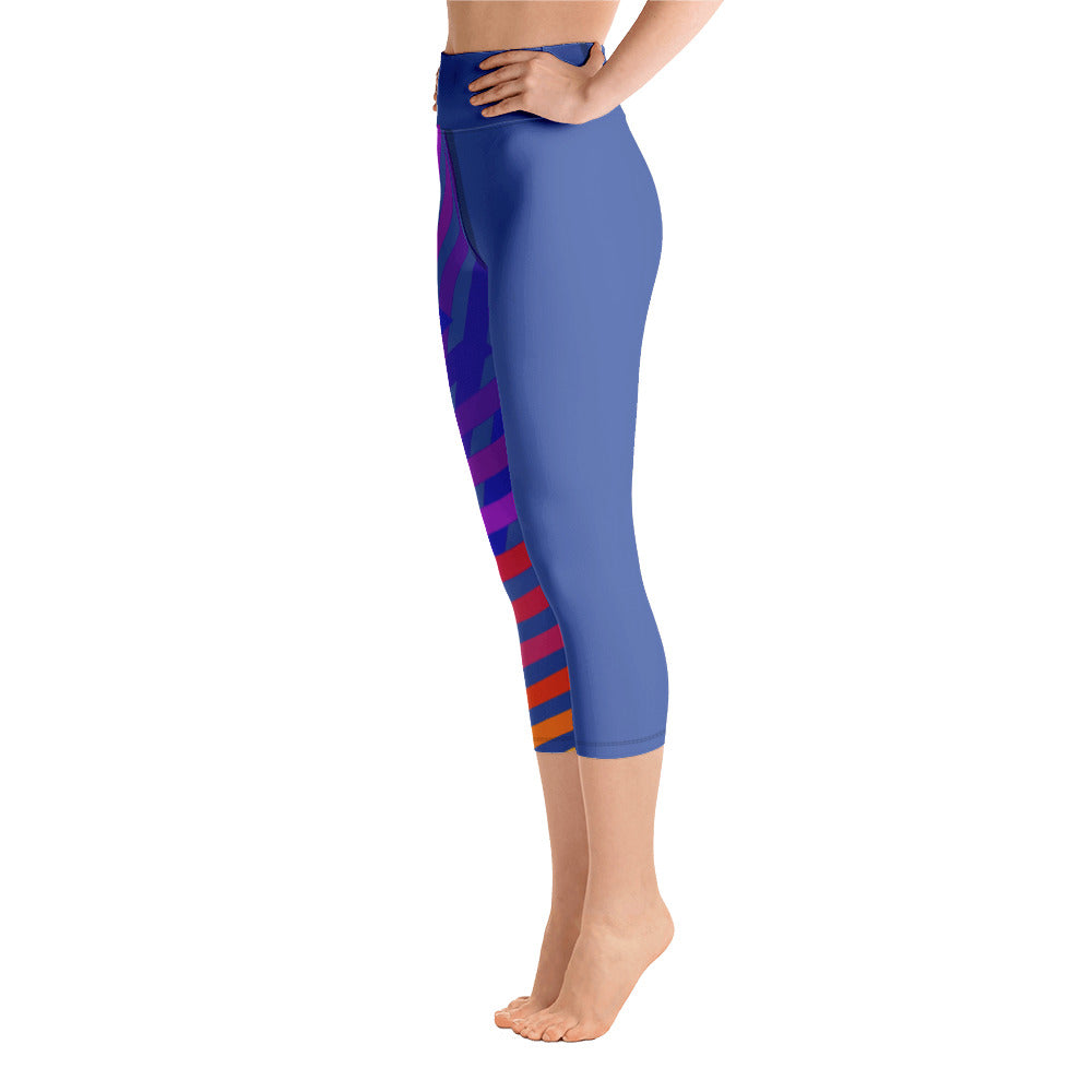 Yoga Capri Leggings - Prism