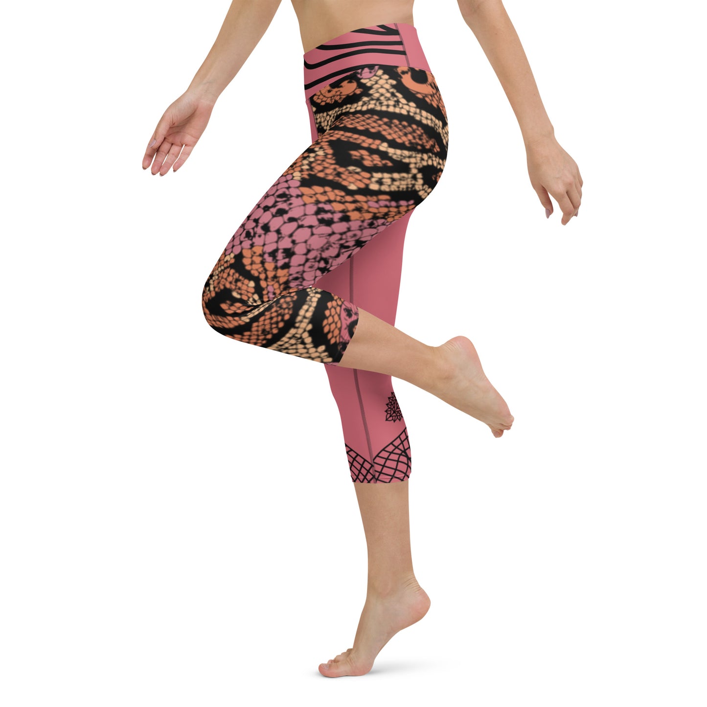Yoga Capri Leggings - Foxy