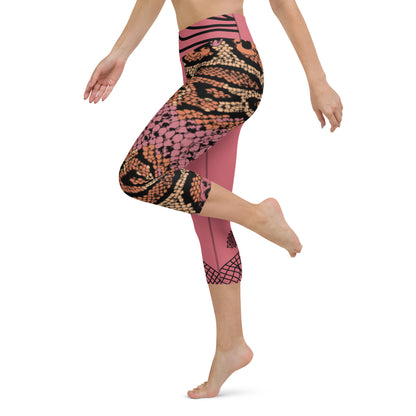 Yoga Capri Leggings - Foxy