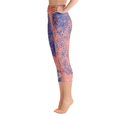 Yoga Capri Leggings - Splash
