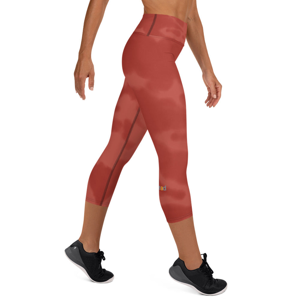 Yoga Capri Leggings - Smoke-Brick