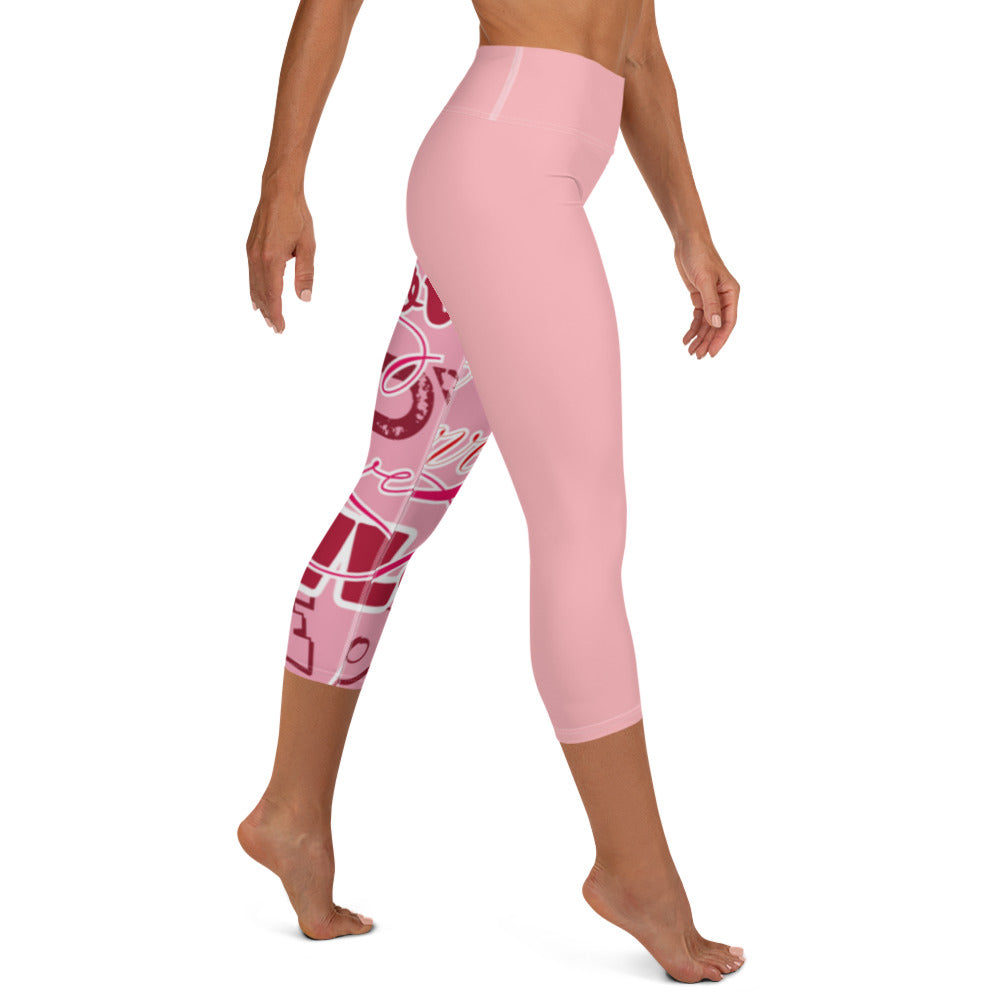 Yoga Capri Leggings Love