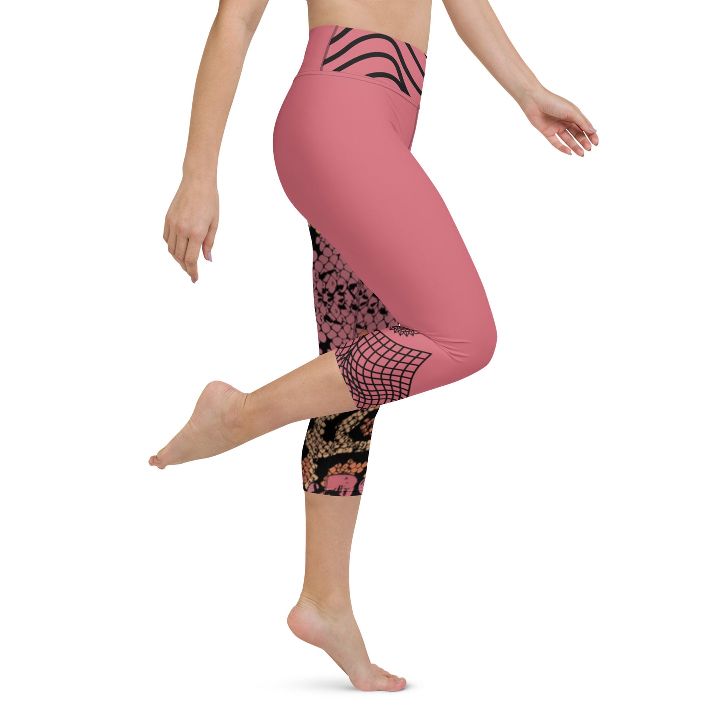 Yoga Capri Leggings - Foxy