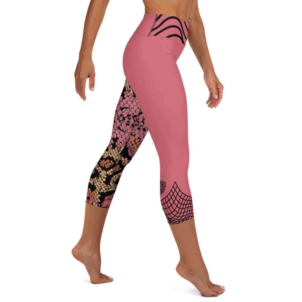 Yoga Capri Leggings - Foxy