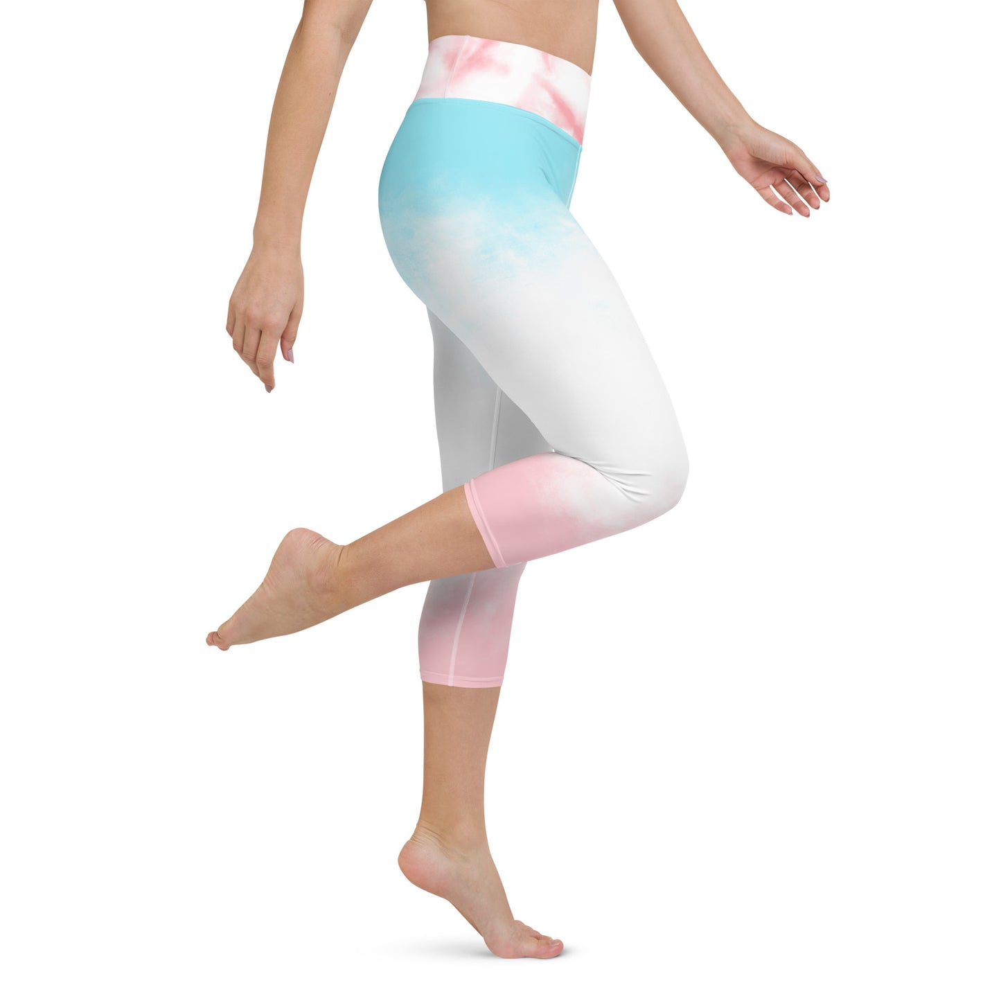 Yoga Capri Leggings - CottonCandy