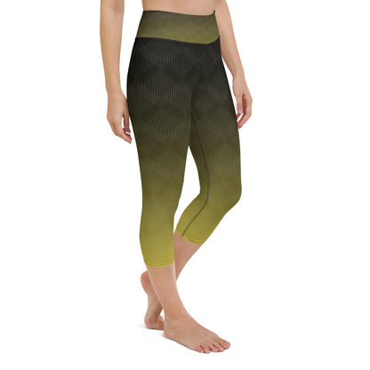 Yoga Capri Leggings - Sunset