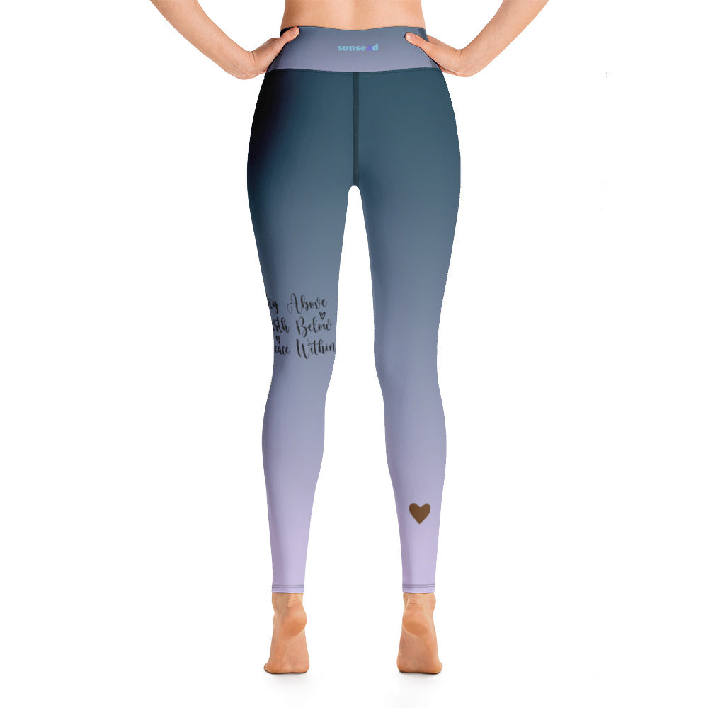 Yoga Leggings - Peace Within