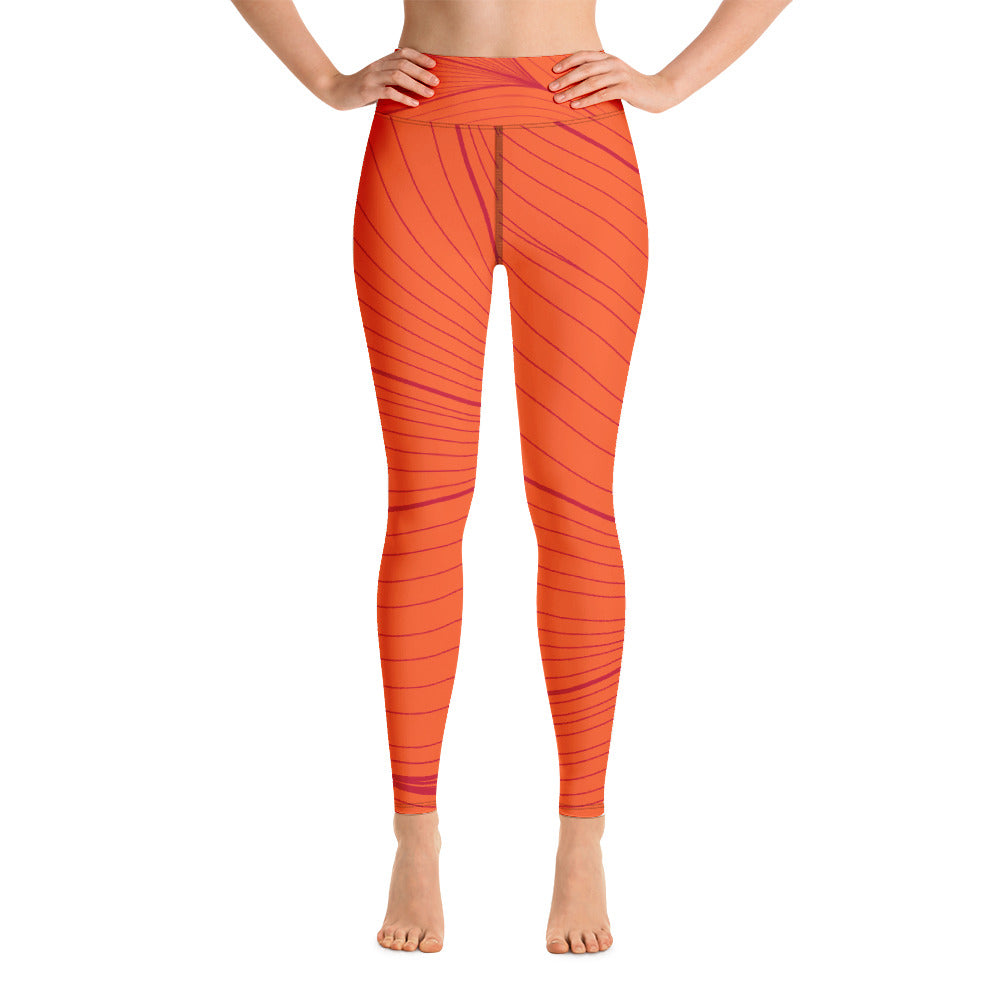 Yoga Leggings - Tangy
