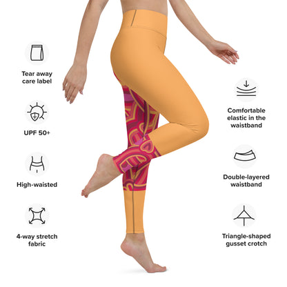 Yoga Leggings - BE MINE