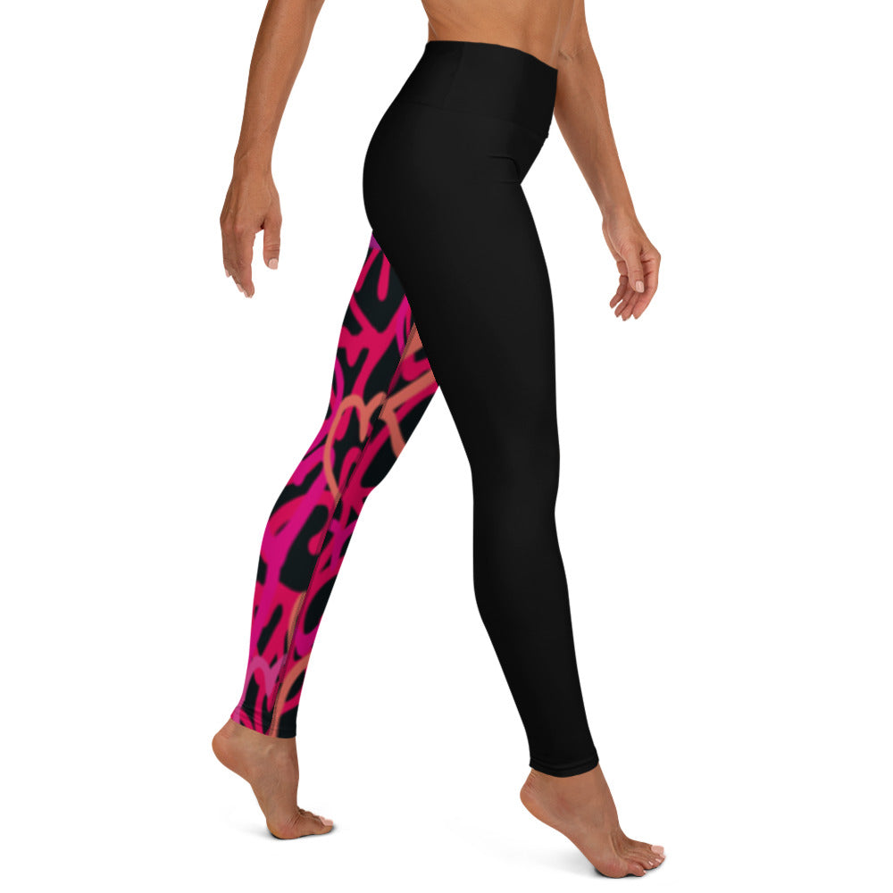Yoga Leggings - Heart Filled