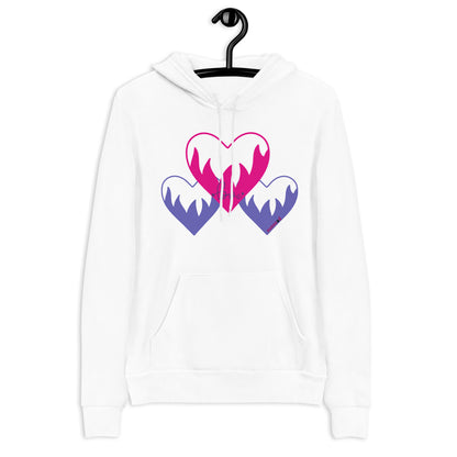 Hoodie-Triple Hearts