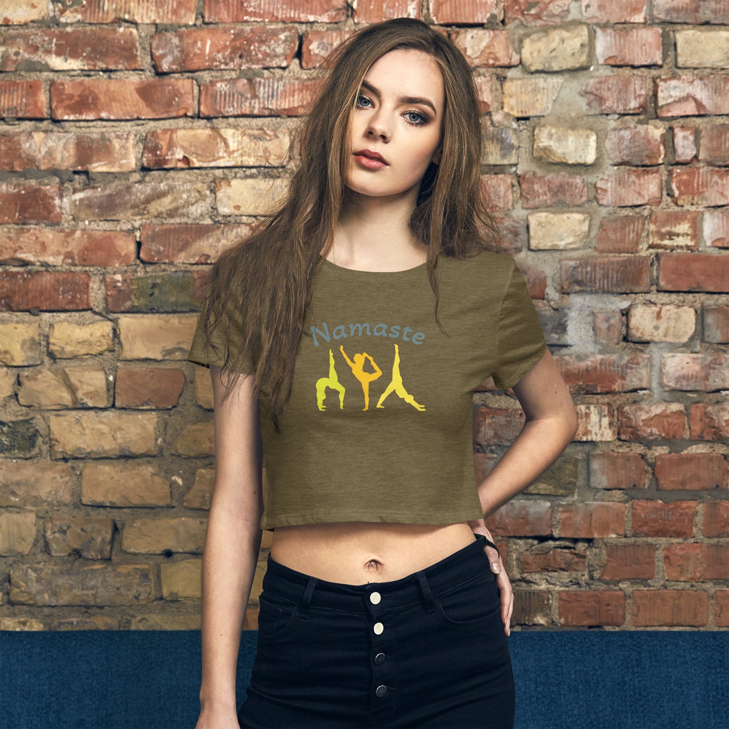 Women’s Crop Tee - Namaste