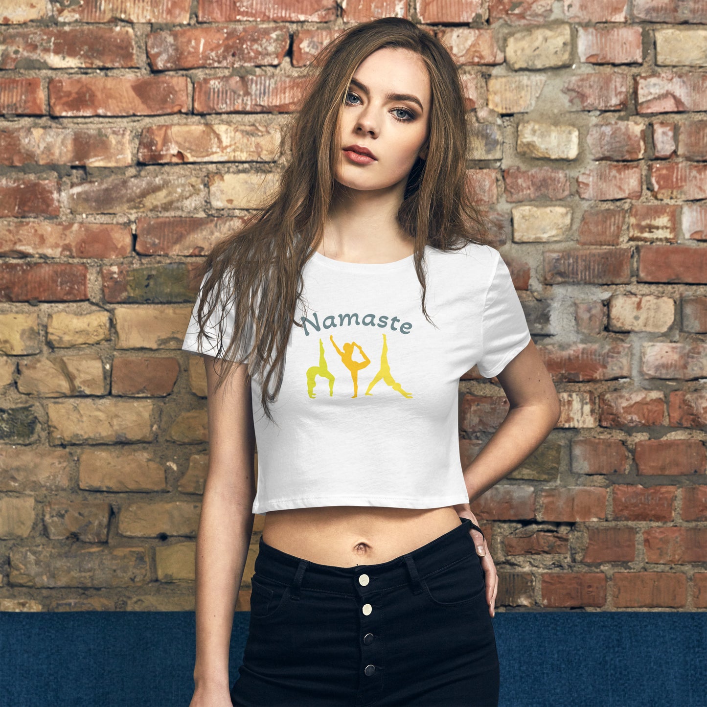 Women’s Crop Tee - Namaste