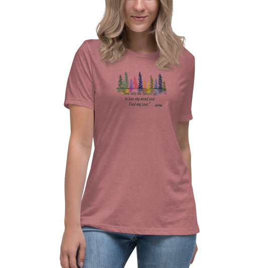 Women's Relaxed T-Shirt " Into the Woods"