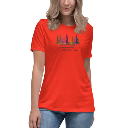 Women's Relaxed T-Shirt " Into the Woods"